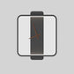 Nordic Wall Lamp Bedroom Bedside Lamp Clock Modeling Lamp