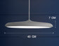 Nordic Modern Simple LED Chandelier Restaurant Chandelier Designer Chandelier